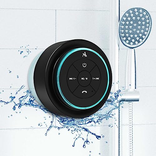 Pro Shower Speaker | Waterproof Bluetooth Shower Speaker for Teens & Tweens | IPX7 Floating Mini Speaker with 3D Bass | Perfect Christmas Tech Gift - Bugs 'n' Noodles