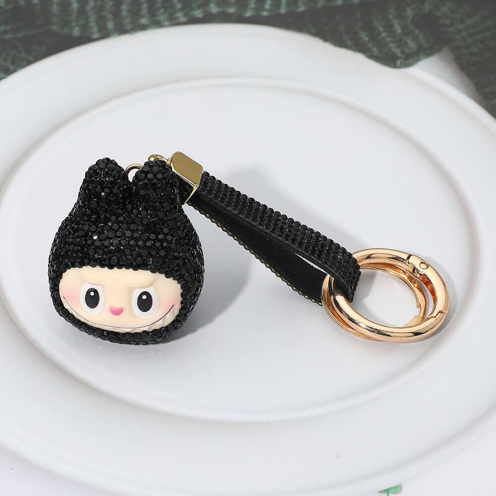 Labubu Rhinestone Keychain